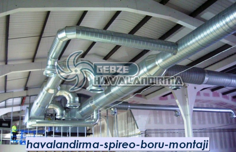 Havalandırma Spireo Boru Montajı